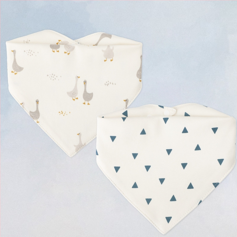 Βρεφικό τριγωνικό σαλιάκι με σχέδιο κινουμένων σχεδίων, 100% βαμβάκι, αδιάβροχο, για νεογέννητα 0–1 έτους