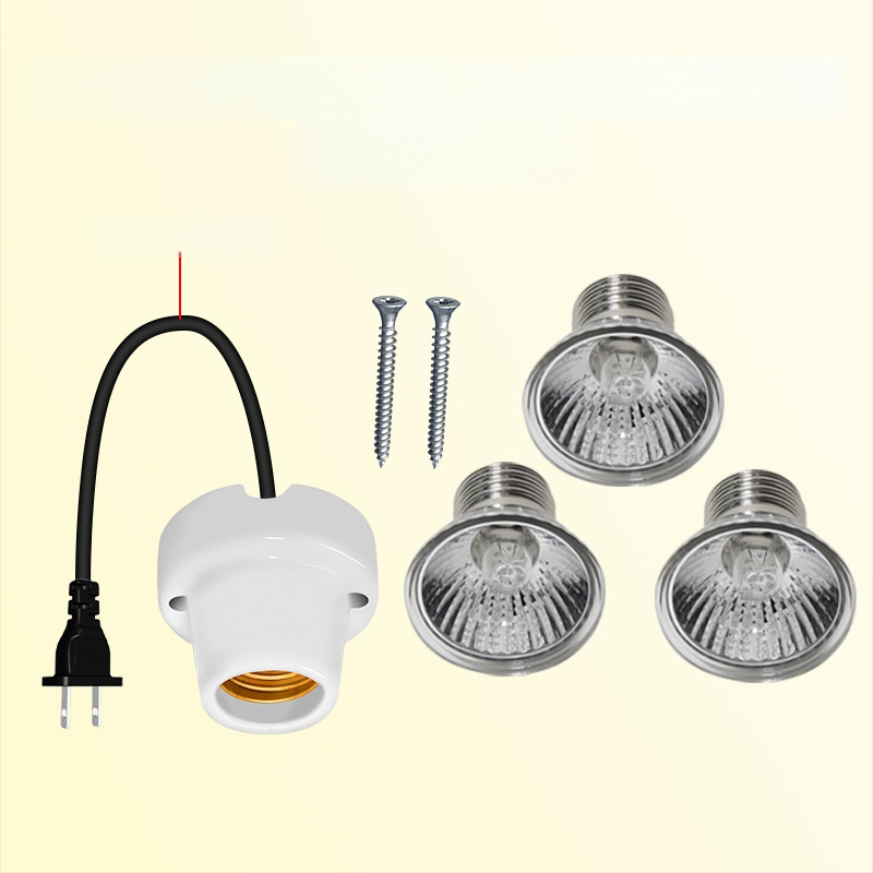 Λυχνία θέρμανσης κοτόπουλων με αυτόματο θερμοστάτη για σταθερή θερμοκρασία σε κουτί εκτροφής