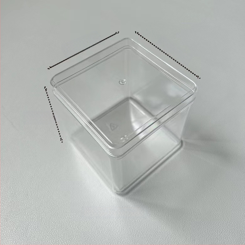Recipient plastic transparent dreptunghiular pentru alimente cu capac, sigilabil, mai multe modele, marcă Jin Peng, logo imprimat