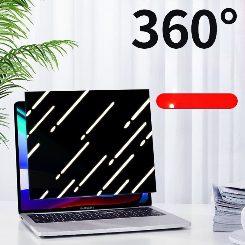 MacBook Air magánéletvédelmi kijelzőfilm, teljes ragasztású, 360°-os négy oldalról véd, PET háromrétegű szerkezet