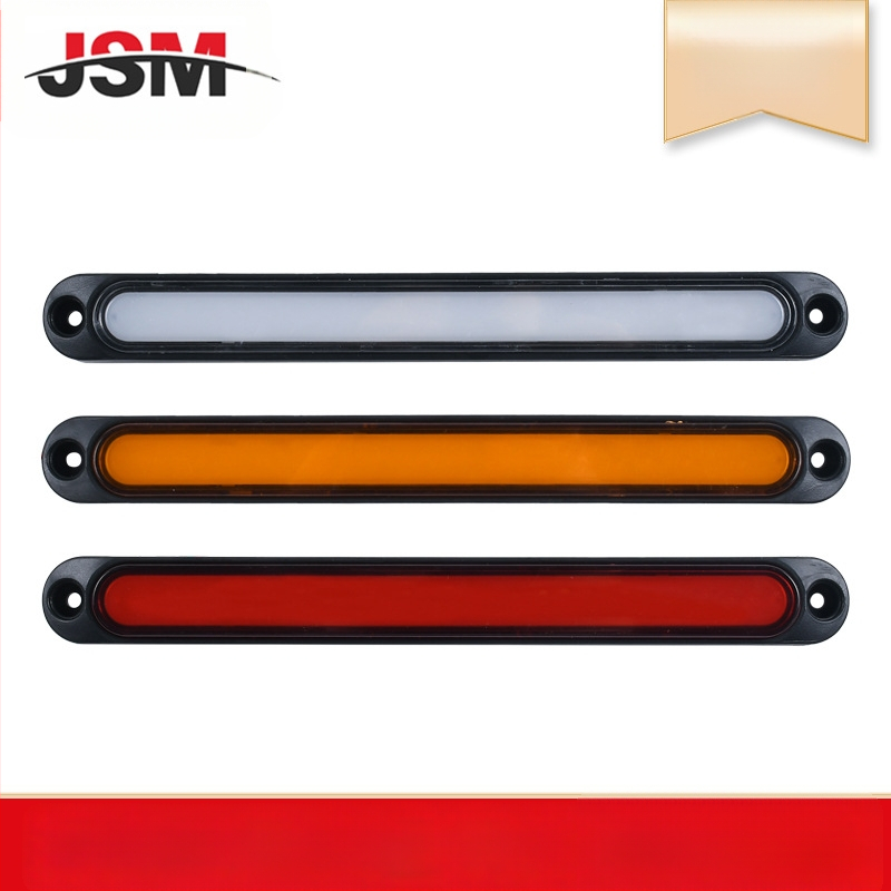 LED zadné svetlo pre nákladné auto, 15-LED svetelný vodič brzdy, 24V, 5W, 6000K