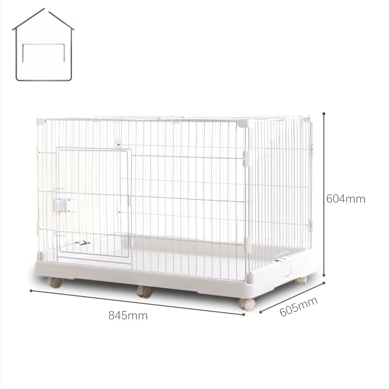 Κλουβί για κουνέλια με πολλά επίπεδα, εσωτερική χρήση, μάρκα Chuangyi, κατασκευή από συνδυασμό πλαστικού και μεταλλικού καλωδίου