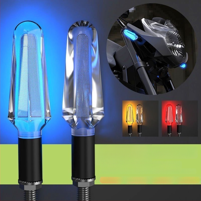 Kryštálový LED smerovka pre motocykle a elektromobily, 12V, univerzálne, ABS+LED