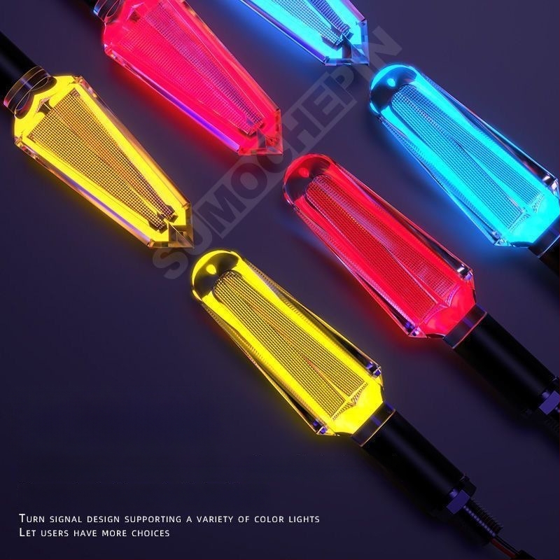 Kryštálový LED smerovka pre motocykle a elektromobily, 12V, univerzálne, ABS+LED