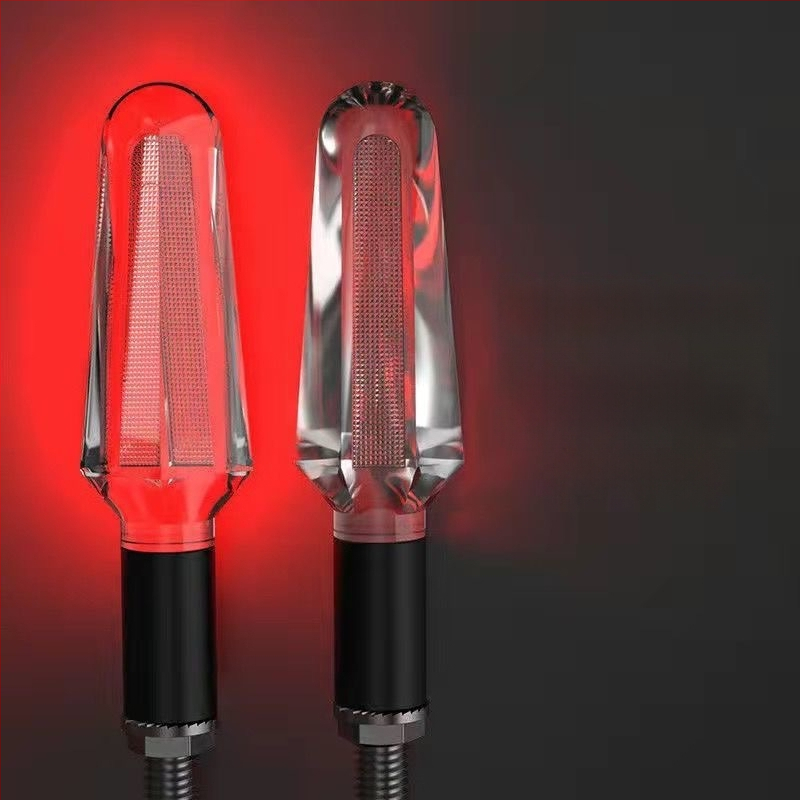 Kryštálový LED smerovka pre motocykle a elektromobily, 12V, univerzálne, ABS+LED