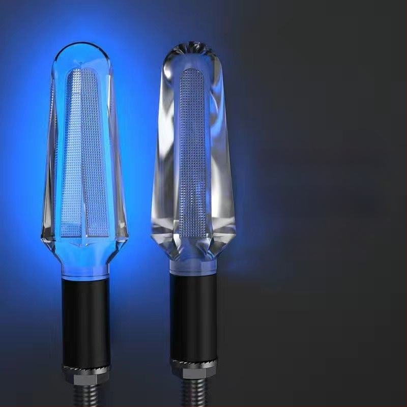 Kryštálový LED smerovka pre motocykle a elektromobily, 12V, univerzálne, ABS+LED
