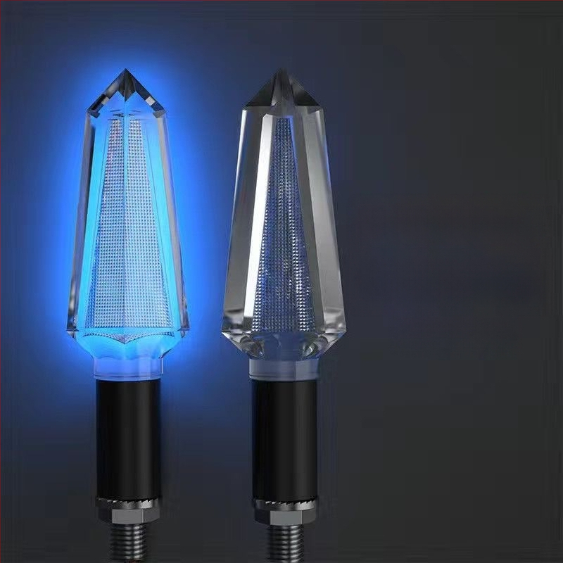 Kryštálový LED smerovka pre motocykle a elektromobily, 12V, univerzálne, ABS+LED