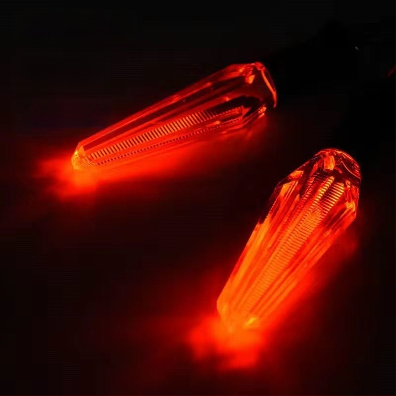 Kryštálový LED smerovka pre motocykle a elektromobily, 12V, univerzálne, ABS+LED