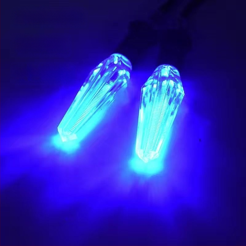 Kryštálový LED smerovka pre motocykle a elektromobily, 12V, univerzálne, ABS+LED
