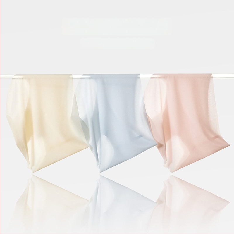Ženske gaćice od ice silk – ljeto, brzo suše, prozračnost, antibakterijske, srednja visina struka, jednobojne, glavni materijal: najlon, podstava: viskoza