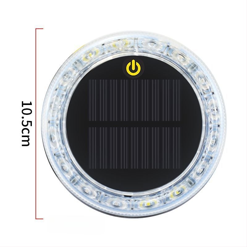 LED zadná svetlá pre vozidlo – solárne napájanie, bez káblov, Solar flash tail light, 3.7V, LED PC telo