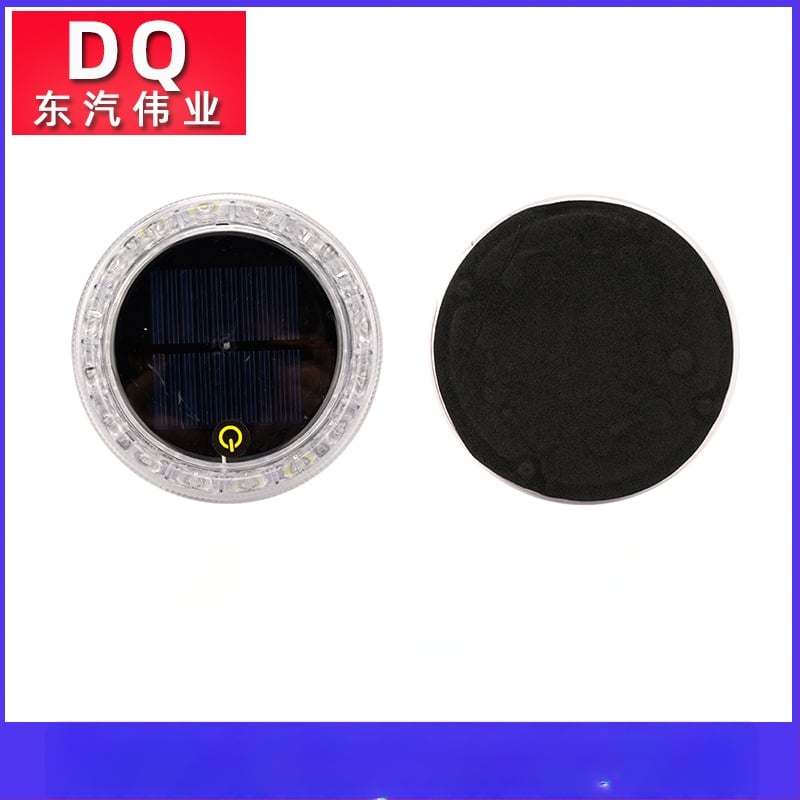 LED zadná svetlá pre vozidlo – solárne napájanie, bez káblov, Solar flash tail light, 3.7V, LED PC telo