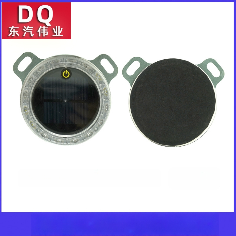 LED zadná svetlá pre vozidlo – solárne napájanie, bez káblov, Solar flash tail light, 3.7V, LED PC telo