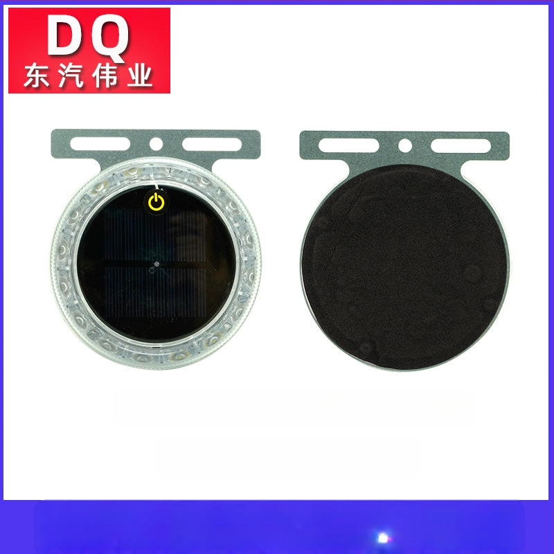 LED zadná svetlá pre vozidlo – solárne napájanie, bez káblov, Solar flash tail light, 3.7V, LED PC telo