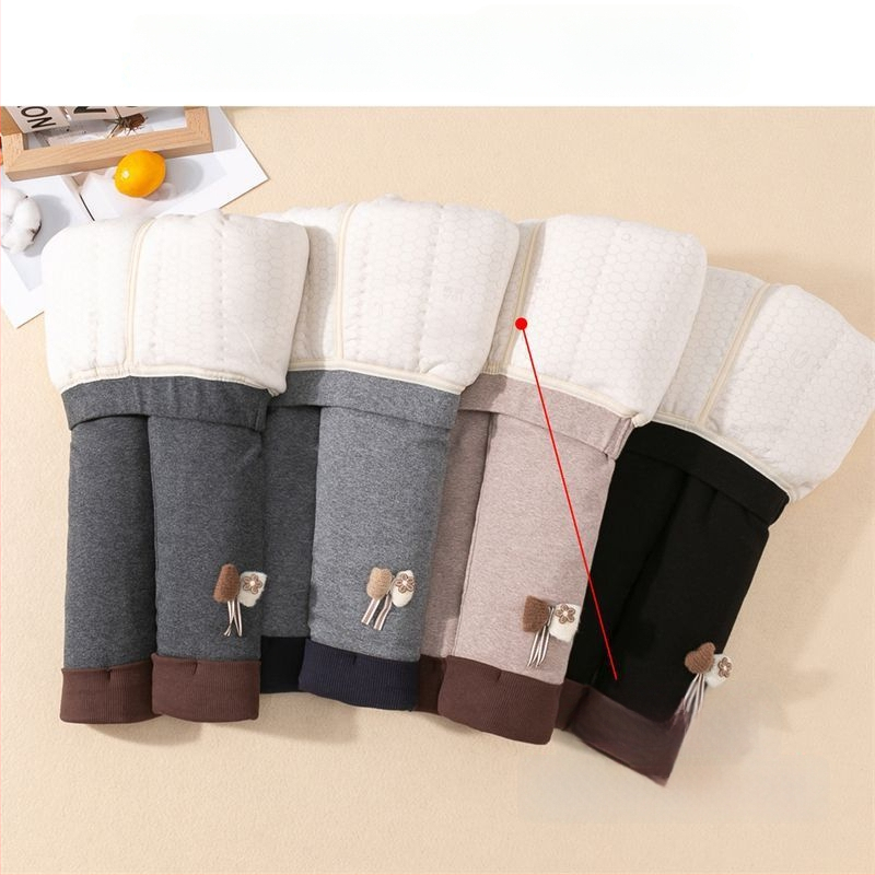 Gyermek téli nadrág nyúl szőrrel ≥95% és EVA szövettel, újszülötteknek