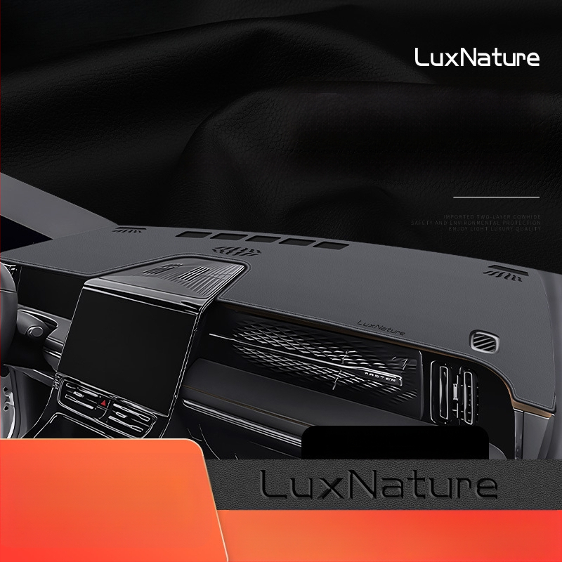 Covoraș din piele pentru bordul central cu logo-ul mărcii — Cod produs Ltao710675412364