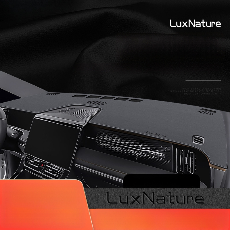 Covoraș din piele pentru bordul central cu logo-ul mărcii — Cod produs Ltao710675412364