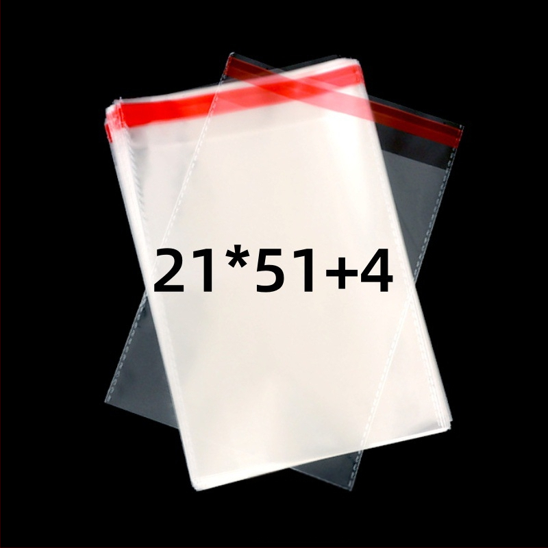 Pungă de ambalare OPP transparentă, autoadezivă, cu logo imprimat | Material: plastic; Acuratețea lățimii: 2 mm; Utilizare: ambalare pentru obiecte mici, cum ar fi bijuterii