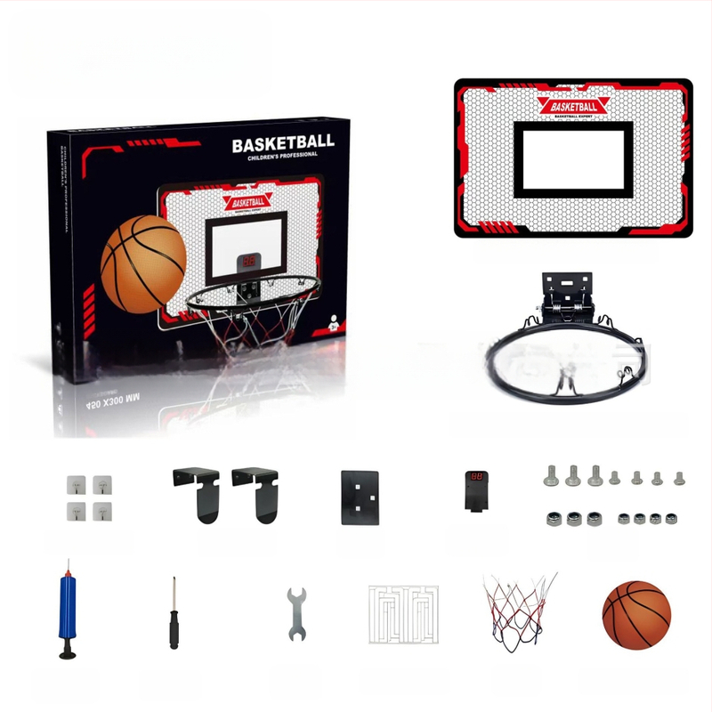 Gyerekeknek szánt vasöntvény kosárlabda keret beltéri és kültéri használatra – 1,8 kg, Sheng Xinda