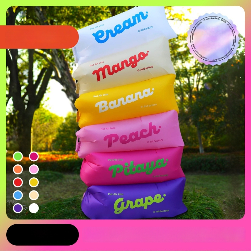 Εξωτερικός φουσκωτός καναπές, επιφάνεια από Oxford ύφασμα, βάρος 700 g, ικανότητα φόρτωσης 200 kg, φορητός για κάμπινγκ, μάρκα one-half