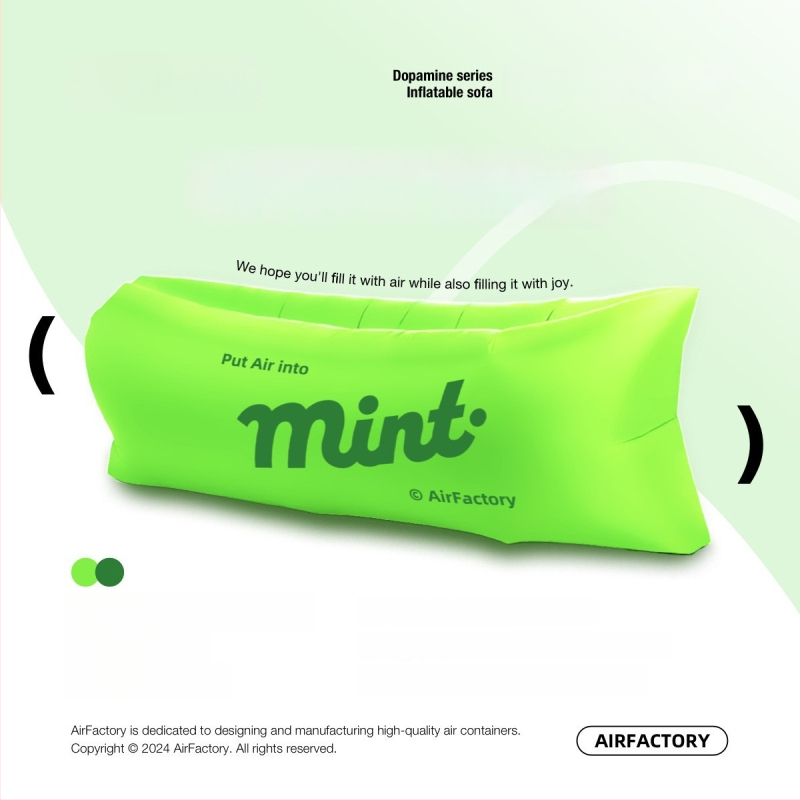 Εξωτερικός φουσκωτός καναπές, επιφάνεια από Oxford ύφασμα, βάρος 700 g, ικανότητα φόρτωσης 200 kg, φορητός για κάμπινγκ, μάρκα one-half