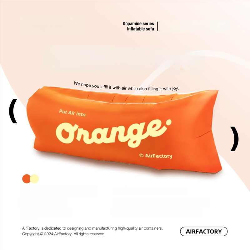 Εξωτερικός φουσκωτός καναπές, επιφάνεια από Oxford ύφασμα, βάρος 700 g, ικανότητα φόρτωσης 200 kg, φορητός για κάμπινγκ, μάρκα one-half