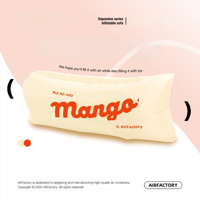 Εξωτερικός φουσκωτός καναπές, επιφάνεια από Oxford ύφασμα, βάρος 700 g, ικανότητα φόρτωσης 200 kg, φορητός για κάμπινγκ, μάρκα one-half