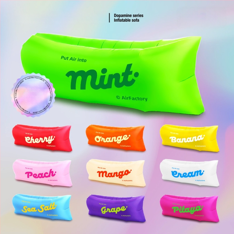 Εξωτερικός φουσκωτός καναπές, επιφάνεια από Oxford ύφασμα, βάρος 700 g, ικανότητα φόρτωσης 200 kg, φορητός για κάμπινγκ, μάρκα one-half