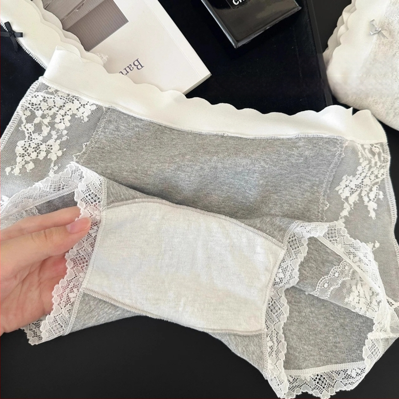 Dámske šortky z čipkovej sieťoviny, stredná výška pásu, zdvihnutie zadku, priedušné, nepriehľadné