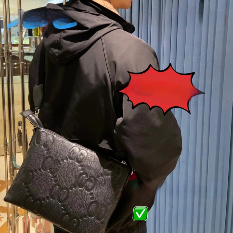 Muška clutch torbica od prave teleće kože, s remenom za ramena i crossbody, moderna i svestrana, s velikim kapacitetom