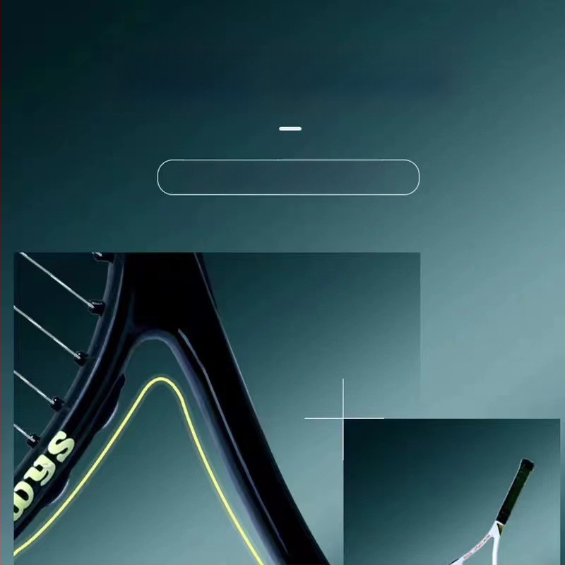 Карбонова тенис ракета – лека, тегло 75–79 г, найлонови струни, дебелина на дръжката G3, подходяща за аматьорски юноши