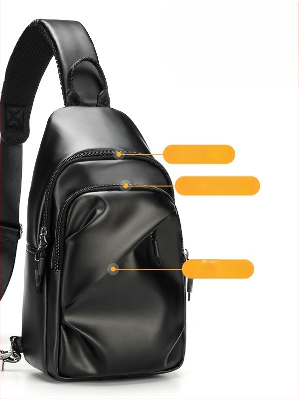 Nova muška crossbody torba, vodootporna, s više pretinaca, velik kapacitet, moderan i visokokvalitetan stil
