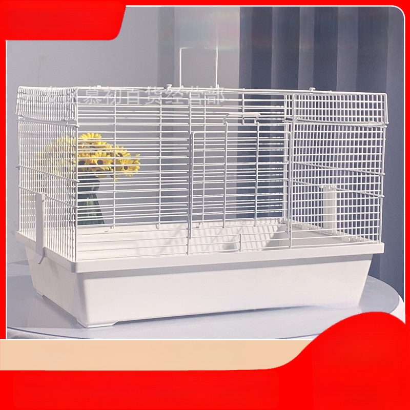 Κλουβί για χάμστερ, ορθογώνιο, από σίδηρο, για εσωτερική χρήση, εύκολο στον καθαρισμό και αερίζεται