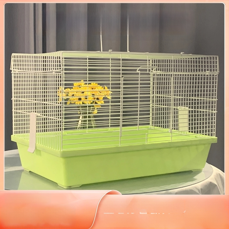 Κλουβί για χάμστερ, ορθογώνιο, από σίδηρο, για εσωτερική χρήση, εύκολο στον καθαρισμό και αερίζεται