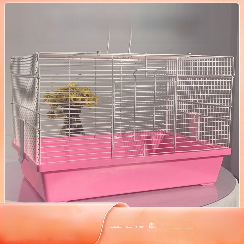 Κλουβί για χάμστερ, ορθογώνιο, από σίδηρο, για εσωτερική χρήση, εύκολο στον καθαρισμό και αερίζεται