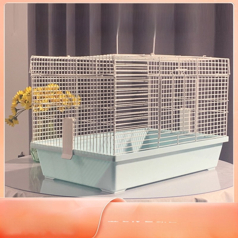 Κλουβί για χάμστερ, ορθογώνιο, από σίδηρο, για εσωτερική χρήση, εύκολο στον καθαρισμό και αερίζεται