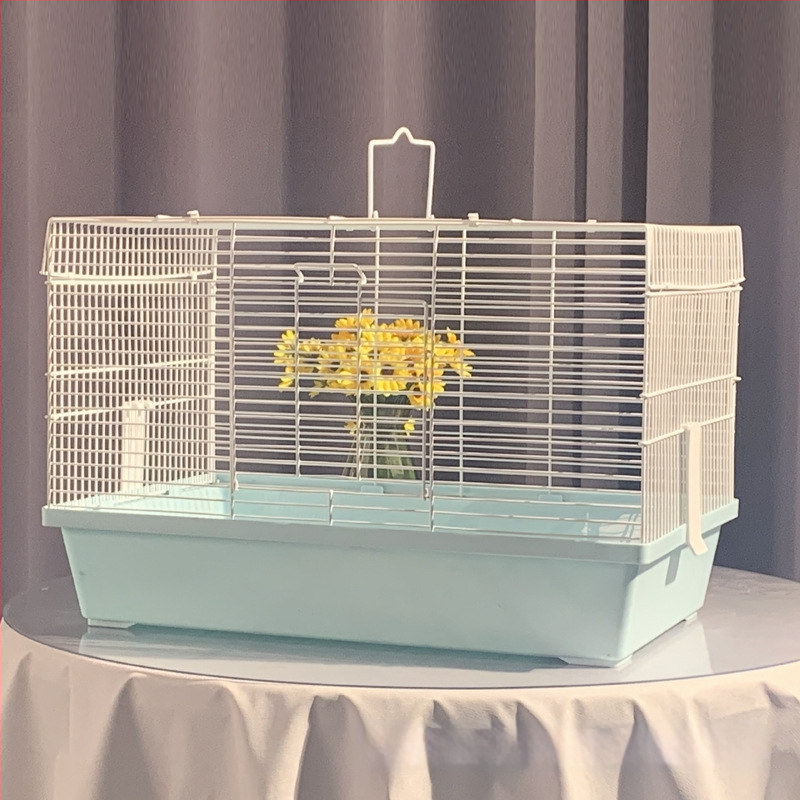 Κλουβί για χάμστερ, ορθογώνιο, από σίδηρο, για εσωτερική χρήση, εύκολο στον καθαρισμό και αερίζεται