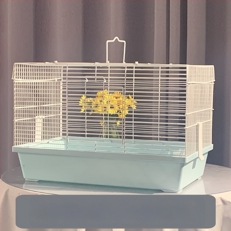 Κλουβί για χάμστερ, ορθογώνιο, από σίδηρο, για εσωτερική χρήση, εύκολο στον καθαρισμό και αερίζεται