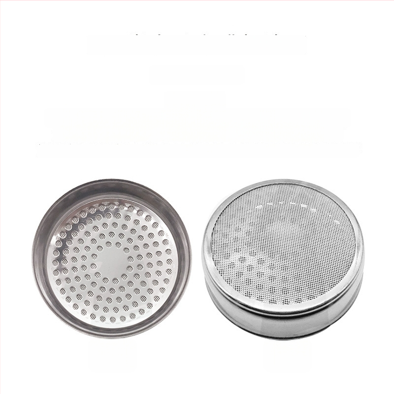 Espresso gép: főzőfej vízelosztó képernyő, szűrő; 304 rozsdamentes acél, modern minimalist design, egyszerű stílus