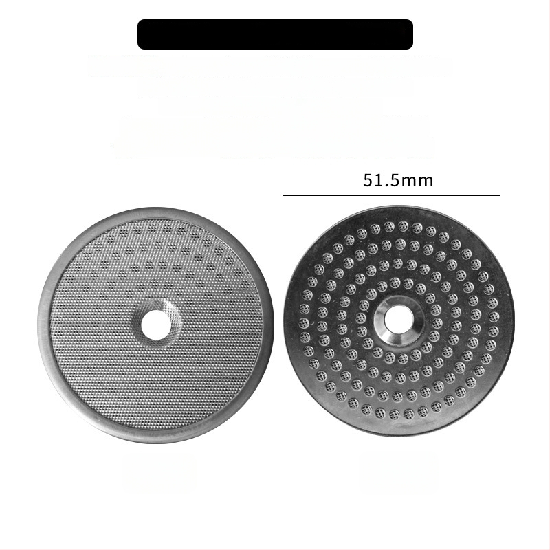 Espresso gép: főzőfej vízelosztó képernyő, szűrő; 304 rozsdamentes acél, modern minimalist design, egyszerű stílus