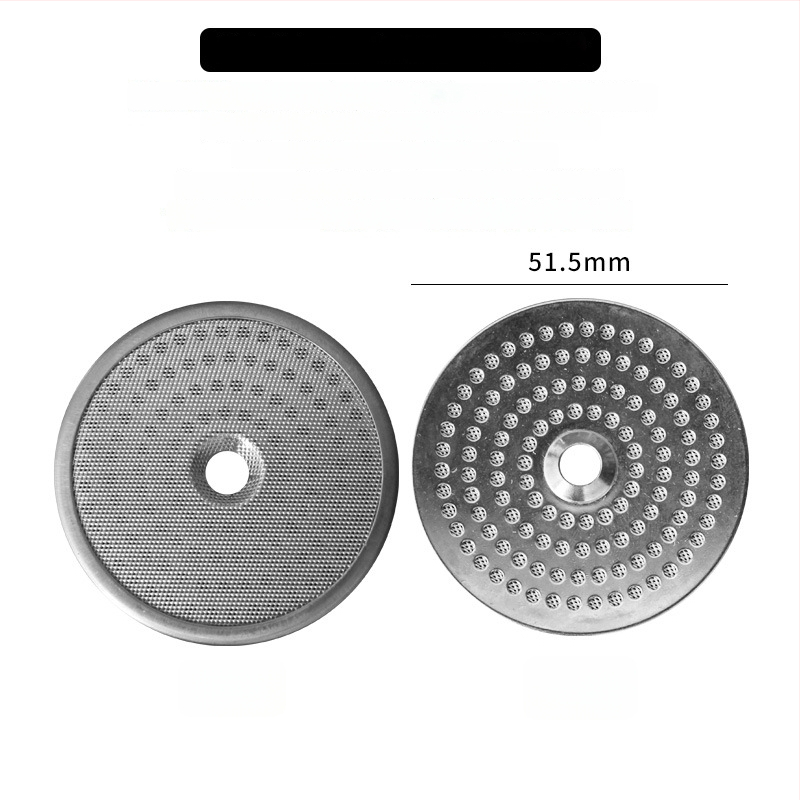 Espresso gép: főzőfej vízelosztó képernyő, szűrő; 304 rozsdamentes acél, modern minimalist design, egyszerű stílus