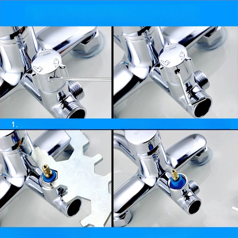 Jezgra ventila za tuš rasdjelnik – 2/3/4 stupnja miješanja tople i hladne vode, 90° okret, trajanje 3–5 godina, kompatibilan s tušem