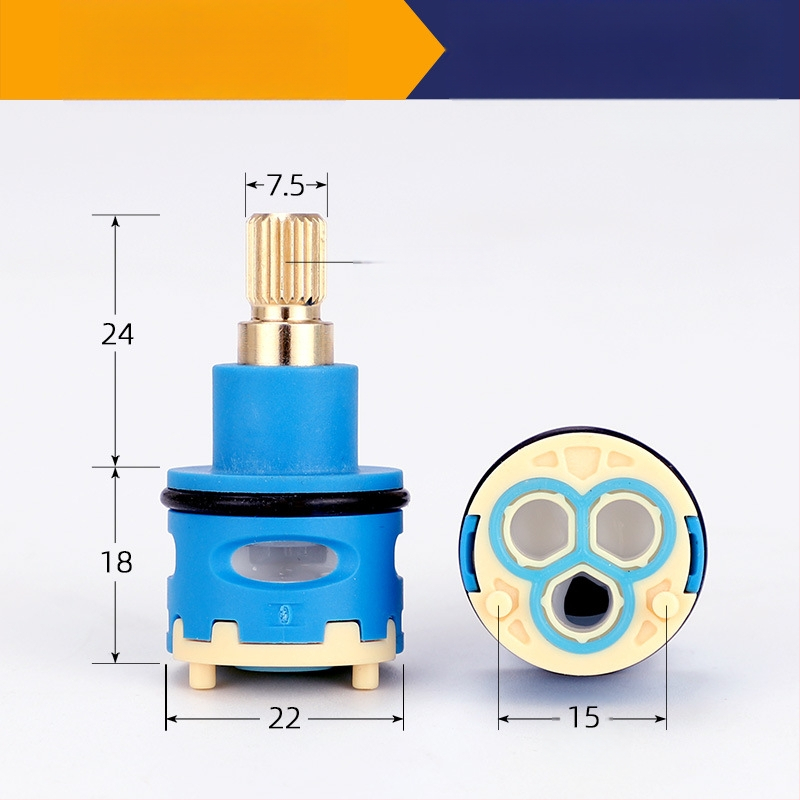 Jezgra ventila za tuš rasdjelnik – 2/3/4 stupnja miješanja tople i hladne vode, 90° okret, trajanje 3–5 godina, kompatibilan s tušem
