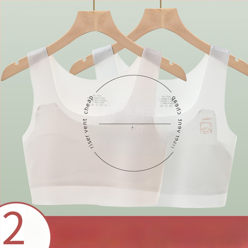 Κοριτσίστικος νάιλον σουτιέν-vest, με πλήρες κύπελλο, διαμορφωμένο λεπτό κύπελλο, 9–13 ετών, σταθερές διπλές τιράντες, επένδυση από βισκόζη