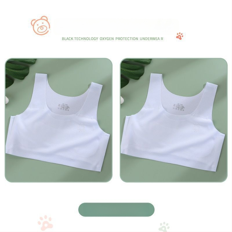 Κοριτσίστικος νάιλον σουτιέν-vest, με πλήρες κύπελλο, διαμορφωμένο λεπτό κύπελλο, 9–13 ετών, σταθερές διπλές τιράντες, επένδυση από βισκόζη