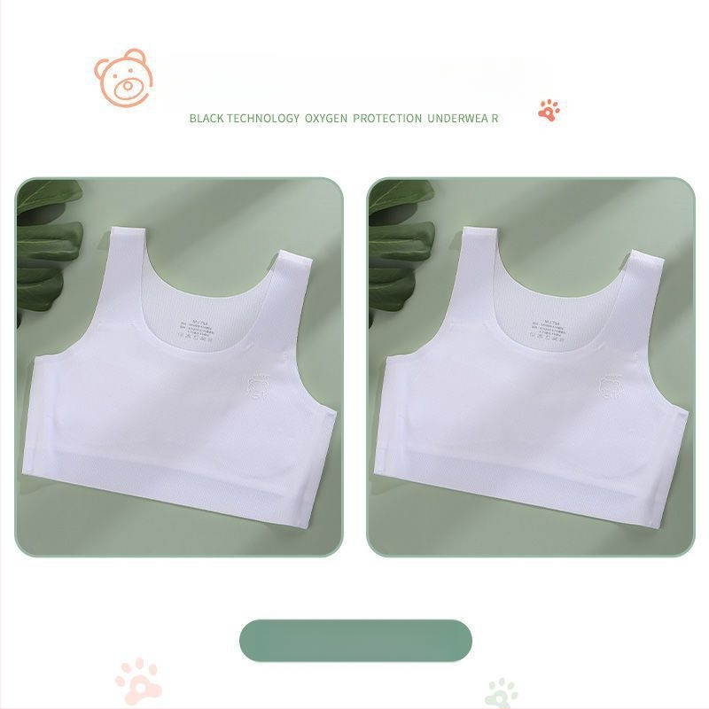 Κοριτσίστικος νάιλον σουτιέν-vest, με πλήρες κύπελλο, διαμορφωμένο λεπτό κύπελλο, 9–13 ετών, σταθερές διπλές τιράντες, επένδυση από βισκόζη