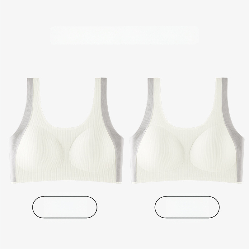 Σουτιέν για κορίτσια σε στιλ γιλέκο, νάιλον, πλήρης κάψα, λεπτές μορφοποιημένες κάψες με επένδυση από σπογγώδες, σταθερές διπλές τιράντες