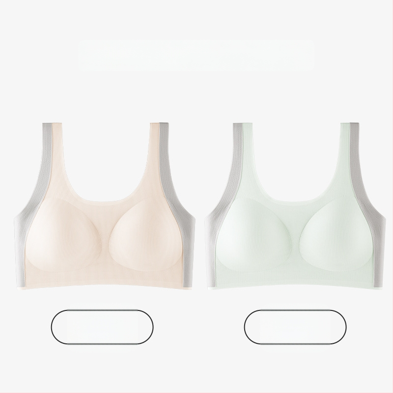 Σουτιέν για κορίτσια σε στιλ γιλέκο, νάιλον, πλήρης κάψα, λεπτές μορφοποιημένες κάψες με επένδυση από σπογγώδες, σταθερές διπλές τιράντες