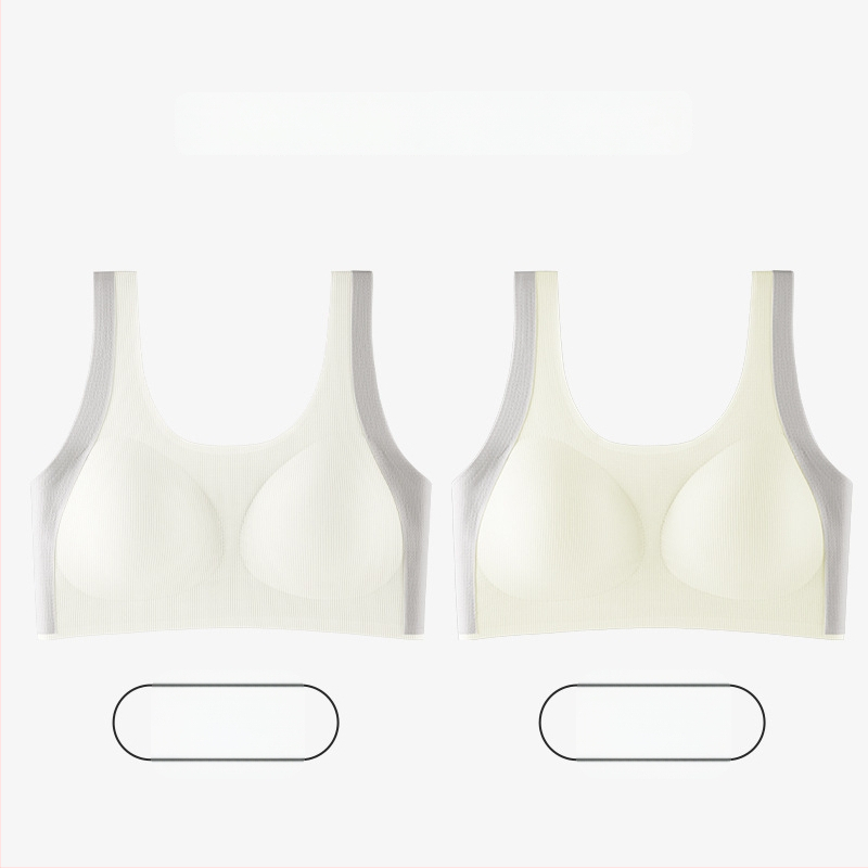 Σουτιέν για κορίτσια σε στιλ γιλέκο, νάιλον, πλήρης κάψα, λεπτές μορφοποιημένες κάψες με επένδυση από σπογγώδες, σταθερές διπλές τιράντες