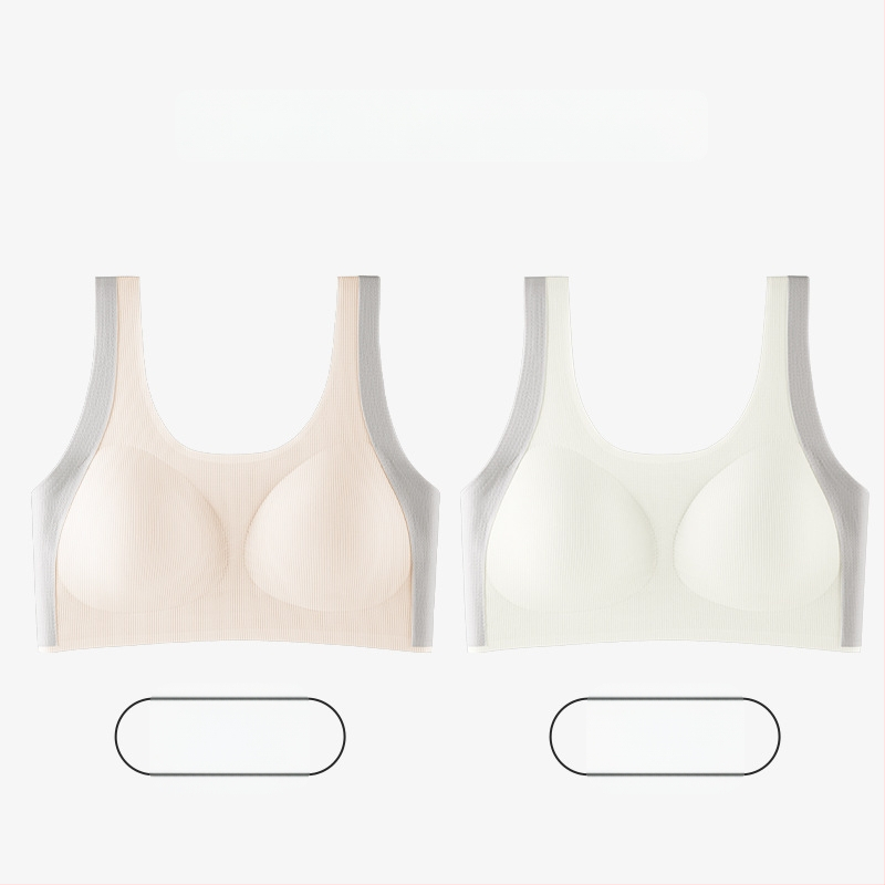 Σουτιέν για κορίτσια σε στιλ γιλέκο, νάιλον, πλήρης κάψα, λεπτές μορφοποιημένες κάψες με επένδυση από σπογγώδες, σταθερές διπλές τιράντες